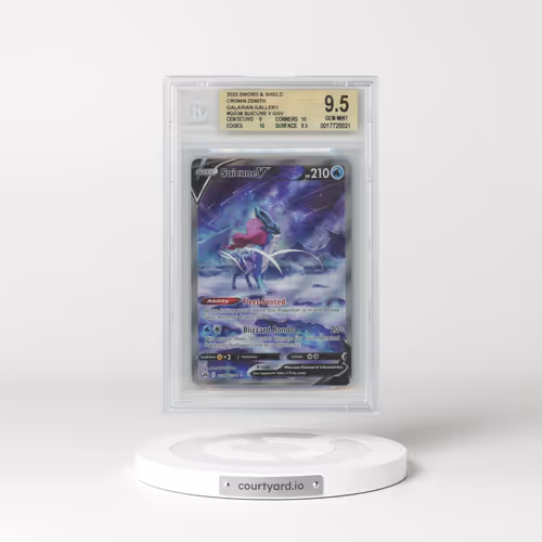 2022 Crown Zenith #GG38 Suicune V - Holo (BGS 9.5 GEM MINT)