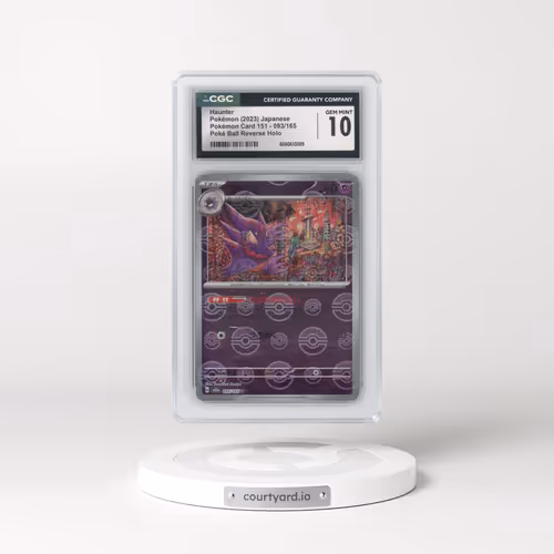 2023 Pokémon Card 151 #093/165 Haunter - Reverse Holo Poke Ball (CGC 10 GEM MINT)