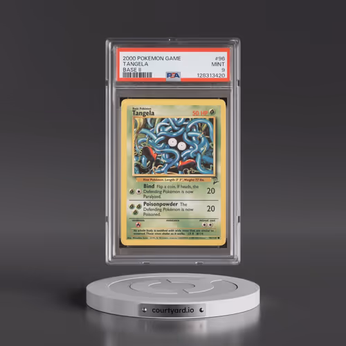 2000 Pokémon Game Base II #96 Tangela (PSA 9 MINT)