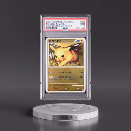 2009 Pokémon Soulsilver Collection #032 Pikachu - 1st Edition Reverse Foil (PSA 9 MINT)