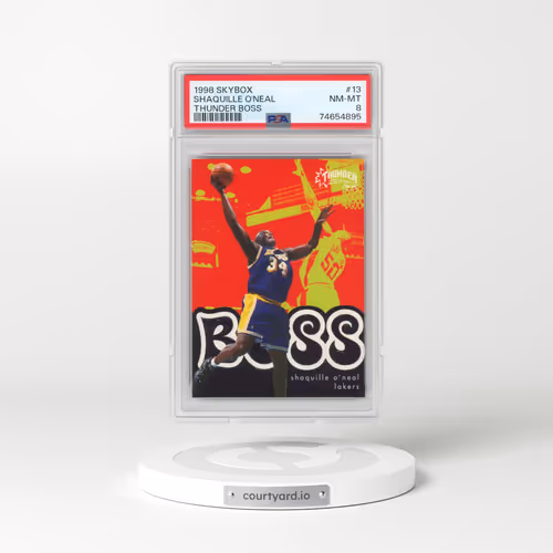 1998 Skybox Thunder Boss #13 Shaquille O'Neal (PSA 8 NM-MT)