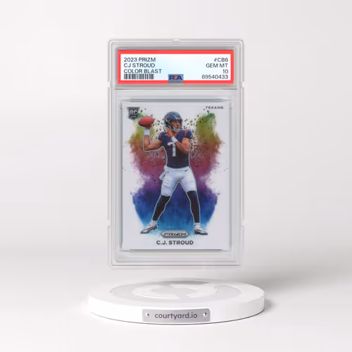 2023 Panini Prizm Color Blast #CB6 CJ Stroud (PSA 10 GEM MINT)
