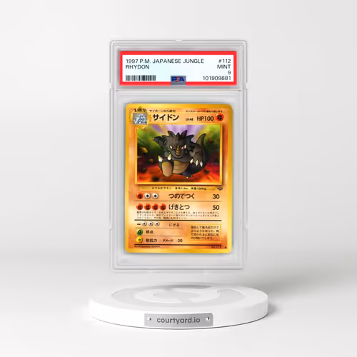 1997 Pokémon Jungle #112 Rhydon (PSA 9 MINT)