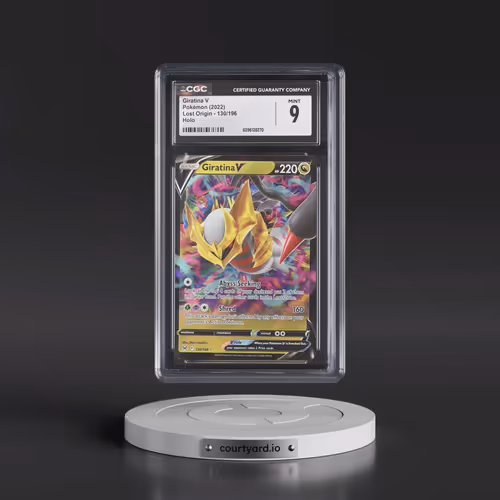 2022 Lost Origin #130/196 Giratina V - Holo (CGC 9 MINT)