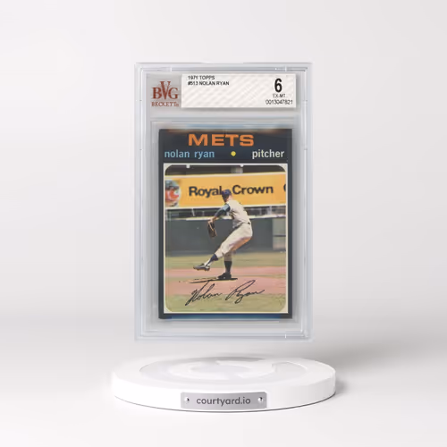 1971 Topps #513 Nolan Ryan (BVG 6 EX-MT)