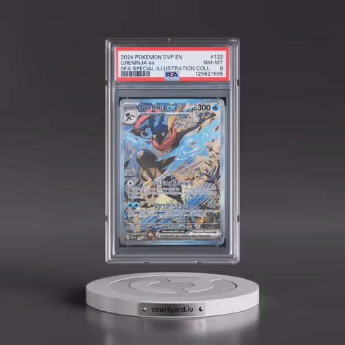 2024 Pokémon Svp EN-SV Black Star Promo #132 Greninja EX - Holo Shrouded Fable Special Illustration