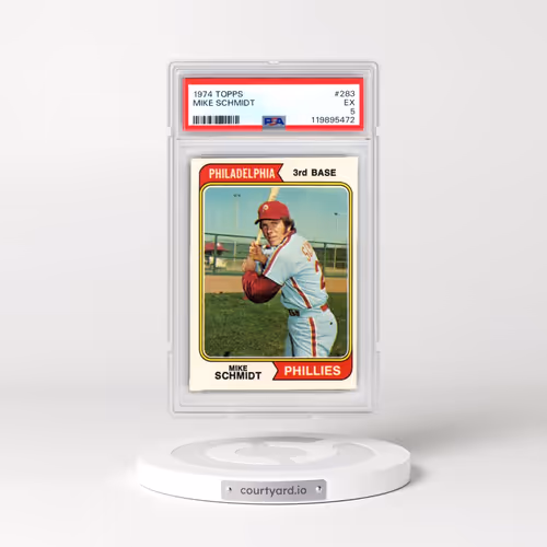 1974 Topps #283 Mike Schmidt (PSA 5 EX)