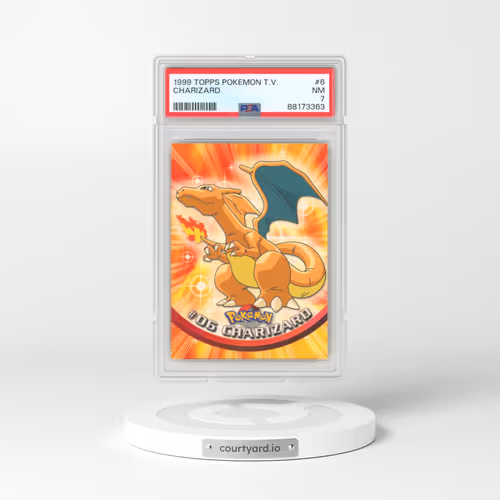 1999 Topps Pokémon TV #6 Charizard (PSA 7 NM)