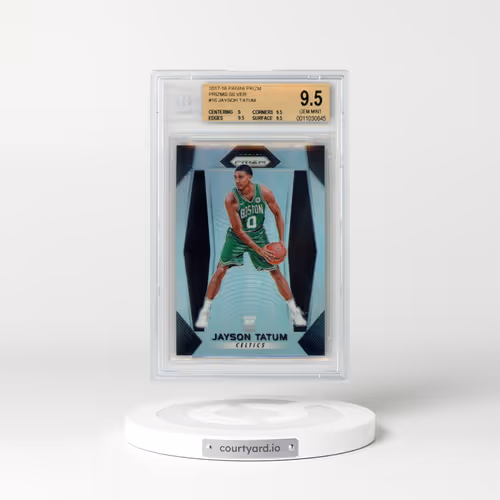 2017 Panini Prizm #16 Jayson Tatum - Silver Prizm (BGS 9.5 GEM MINT)