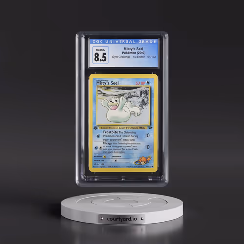 2000 Gym Challenge #91/132 Misty's Seel - 1st Edition 1st Edition (CGC 8.5 NM-MT+)