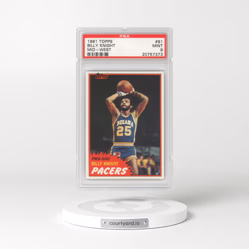 1981 Topps #91 Billy Knight - Mid-West (PSA 9 MINT)