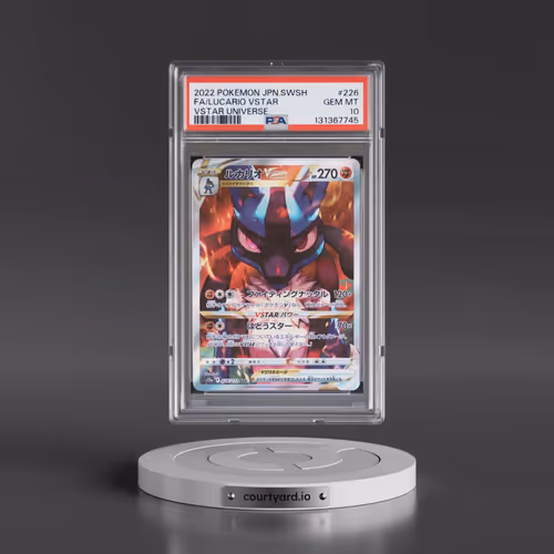 2022 Pokémon Sword & Shield Vstar Universe #226 Lucario Vstar - Full Art (PSA 10 GEM MINT)