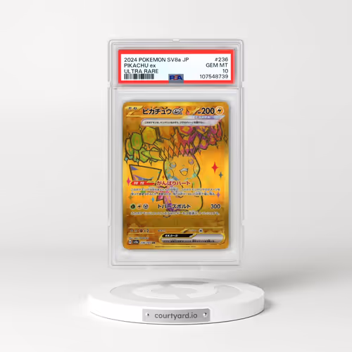 2024 Pokémon Sv8a-Terastal Fest EX #236 Pikachu EX - Holo Ultra Rare (PSA 10 GEM MINT)