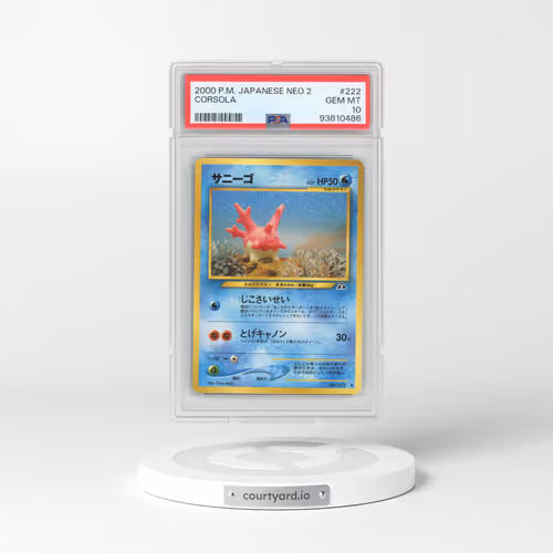 2000 Japanese Neo 2 #222 Corsola (PSA 10 GEM MINT)