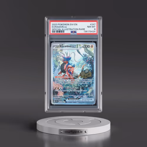 2023 Pokémon Svi EN-Scarlet & Violet #247 Koraidon EX - Holo Special Illustration Rare (PSA 8 NM-MT)