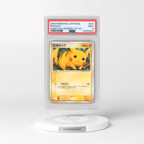 2004 Pokémon Flight of Legends #037 Pikachu - 1st Edition (PSA 9 MINT)