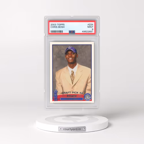 2003 Topps #224 Chris Bosh (PSA 9 MINT)