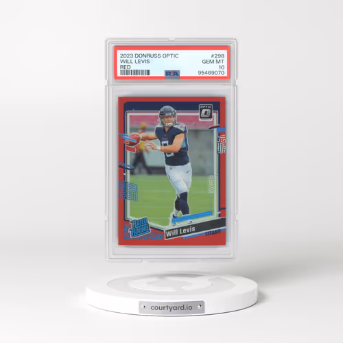 2023 Panini Donruss Optic #298 Will Levis - Red (PSA 10 GEM MINT)