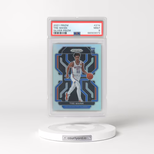 2021 Panini Prizm #274 Tre Mann - Silver Prizm (PSA 9 MINT)