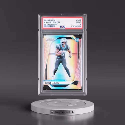 2024 Panini Prizm #398 Xavier Legette - Silver Prizm (PSA 9 MINT)