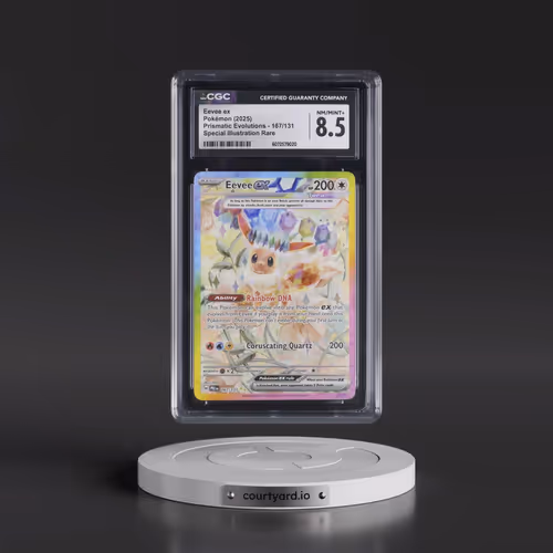 2024 Prismatic Evolutions - PRE EN #167/131 Eevee ex - Special Illustration Rare (Holo) (CGC 8.5 NM-
