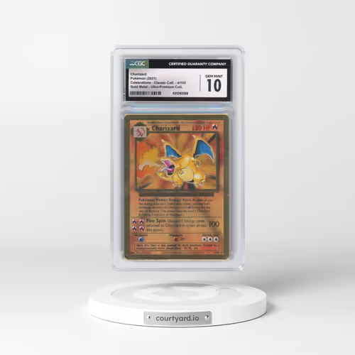 2021 Celebrations - Classic Collection #4/102 Charizard - Gold Metal - Celebrations Ultra-Premium Collection (CGC 10 GEM MINT)