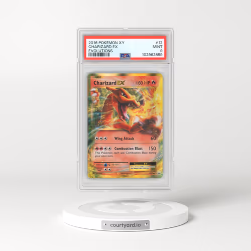 2016 Pokémon XY Evolutions #12 Charizard EX - Holo (PSA 9 MINT)