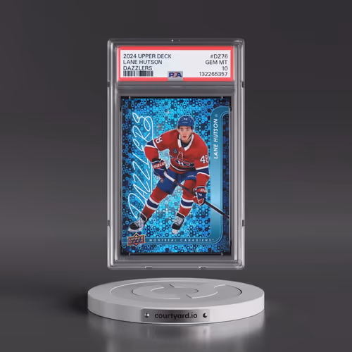 2024 Upper Deck Dazzlers #DZ76 Lane Hutson (PSA 10 GEM MINT)