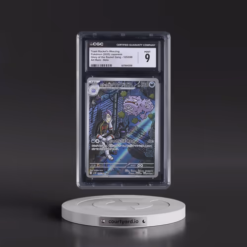 2025 Glory of the Rocket Gang - sv10 #105/098 Team Rocket's Weezing - Art Rare Holo (CGC 9 MINT)