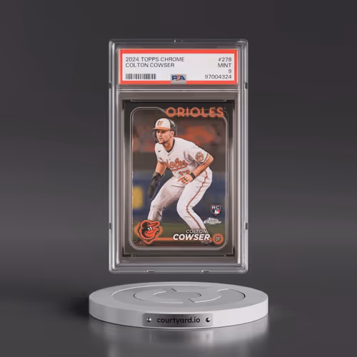 2024 Topps Chrome #278 Colton Cowser (PSA 9 MINT)