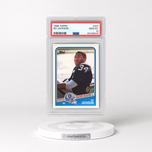 1988 Topps #327 Bo Jackson (PSA 10 GEM MINT)