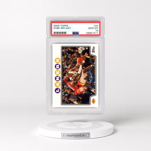 2008 Topps #24 Kobe Bryant (PSA 10 GEM MINT)