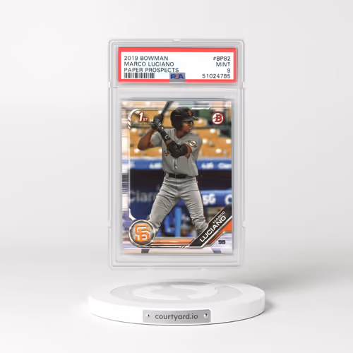 2019 Bowman Paper Prospects #BP82 Marco Luciano (PSA 9 MINT)