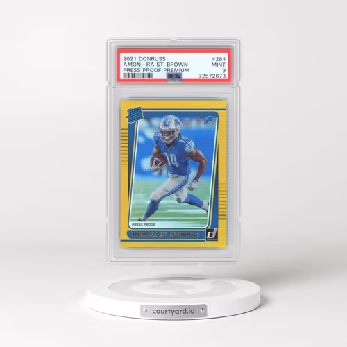 2021 Panini Donruss #284 Amon-RA St. Brown - Press Proof Premium (PSA 9 MINT)