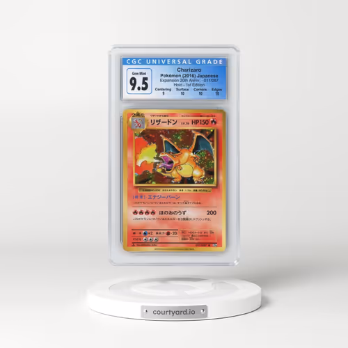 2016 Expansion Pack 20th Anniversary #011/087 Charizard - 1st Edition Holo (CGC 10 GEM MINT)