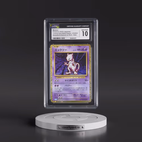 2023 Trading Card Game Classic - CLF, CLL, CLK #014/032 Mewtwo - Holo Blastoise & Suicune ex Deck -
