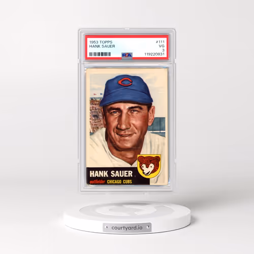 1953 Topps #111 Hank Sauer (PSA 3 VG)