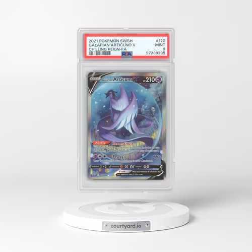 2021 Pokémon Sword & Shield Chilling Reign #170 Galarian Articuno V - Holo Full Art (PSA 9 MINT)