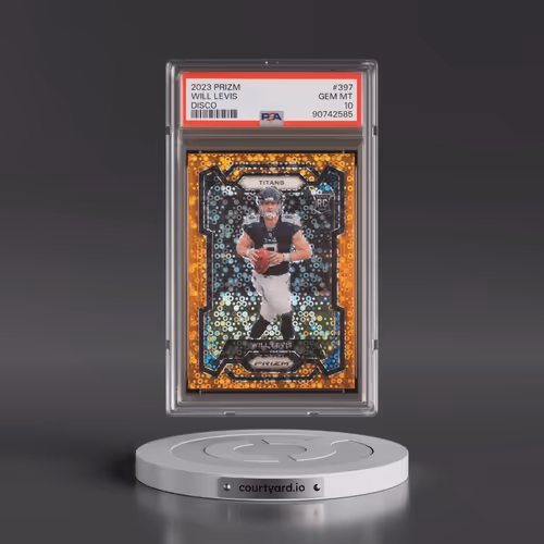 2023 Panini Prizm #397 Will Levis - Disco Prizm (PSA 10 GEM MINT)