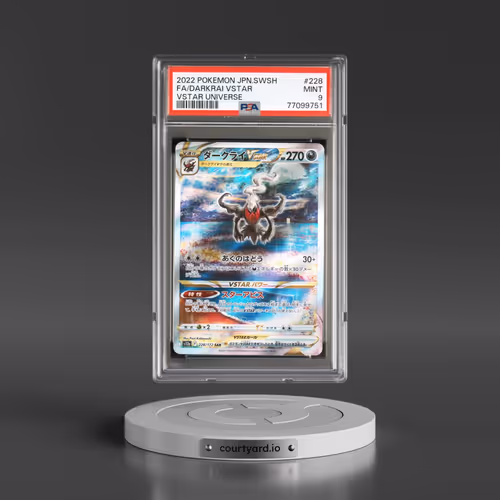 2022 Pokémon Sword & Shield Vstar Universe #228 Darkrai Vstar - Full Art (PSA 9 MINT)