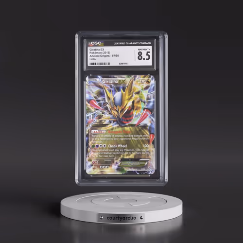 2015 Pokémon XY Ancient Origins #57 Giratina EX - Holo (CGC 8.5 NM-MT+)