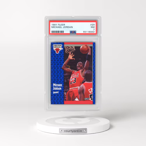 1991 Fleer #29 Michael Jordan (PSA 7 NM)