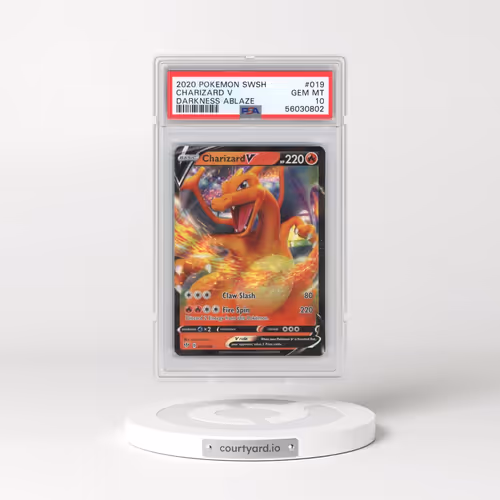 2020 Pokémon Sword & Shield Darkness Ablaze #019 Charizard V - Holo (PSA 10 GEM MINT)