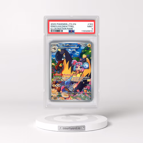 2025 Pokémon Jtg EN-Journey Together #163 Iono's Kilowattrel - Illustration Rare (PSA 9 MINT)