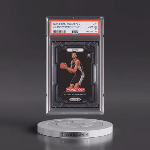 2023 Panini Prizm Monopoly #81 Victor Wembanyama (PSA 10 GEM MINT)
