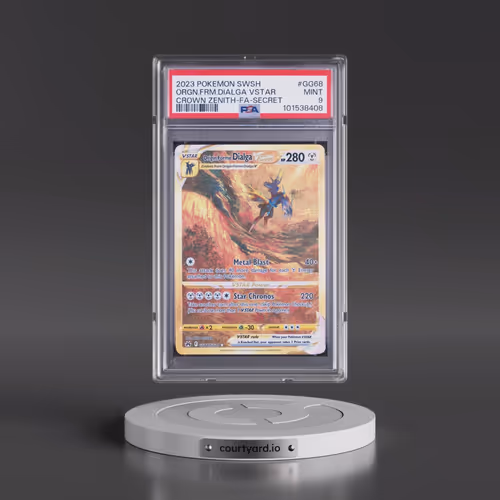 2023 Pokémon Sword and Shield Crown Zenith #GG68 Origin Forme Dialga Vstar - Full Art Secret (PSA 9