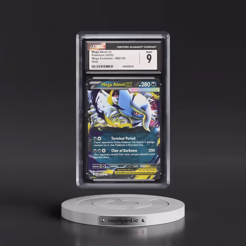 2025 Mega Evolution - MEG EN #086/132 Mega Absol ex - Holo (CGC 9 MINT)