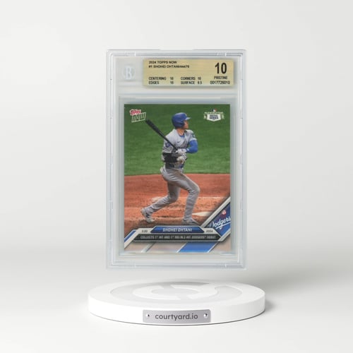 2024 Topps Now #1 Shohei Ohtani (BGS 10 PRISTINE)