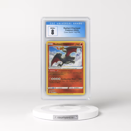 2022 Crown Zenith #020/159 Radiant Charizard - Holo (CGC 8 NM-MT)