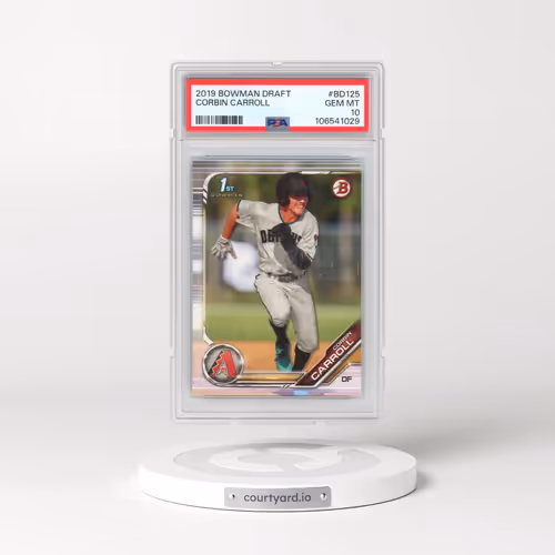 2019 Bowman Draft #BD125 Corbin Carroll (PSA 10 GEM MINT)